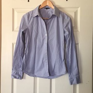 Theory striped button down. Sz small
